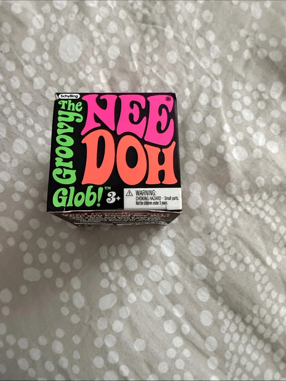 Needoh The Groovy Glob red Sensory Squish Toy NIOP unopened.